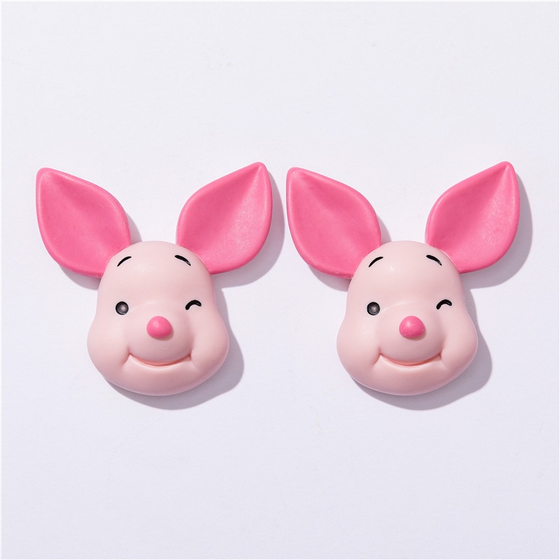 [3 #] กาวเรซิ่น ลายการ์ตูนหมีพูห์ พิกเล็ต อุปกรณ์เสริม สําหรับเคสโทรศัพท์มือถือ diy