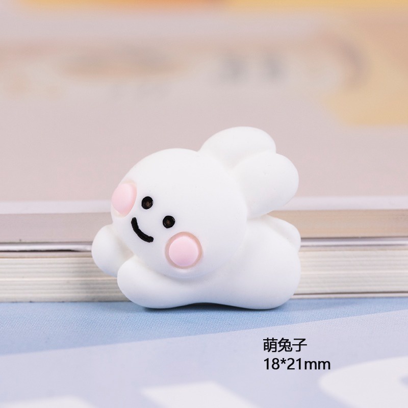 [3#] สติกเกอร์เรซิ่น ลายการ์ตูนกระต่าย ดอกไม้น่ารัก 3D diy สําหรับติดตกแต่งโทรศัพท์มือถือ SZ