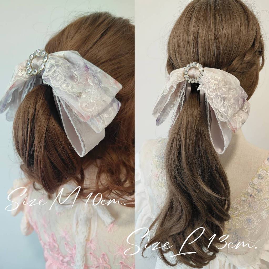 A Dream กิ๊บกล้วยลูกไม้สีแนววินเทจแต่งจี้เข็มขัดไซร์ใหญ่ มีไซร์M/L (พร้อมส่ง❤️)
