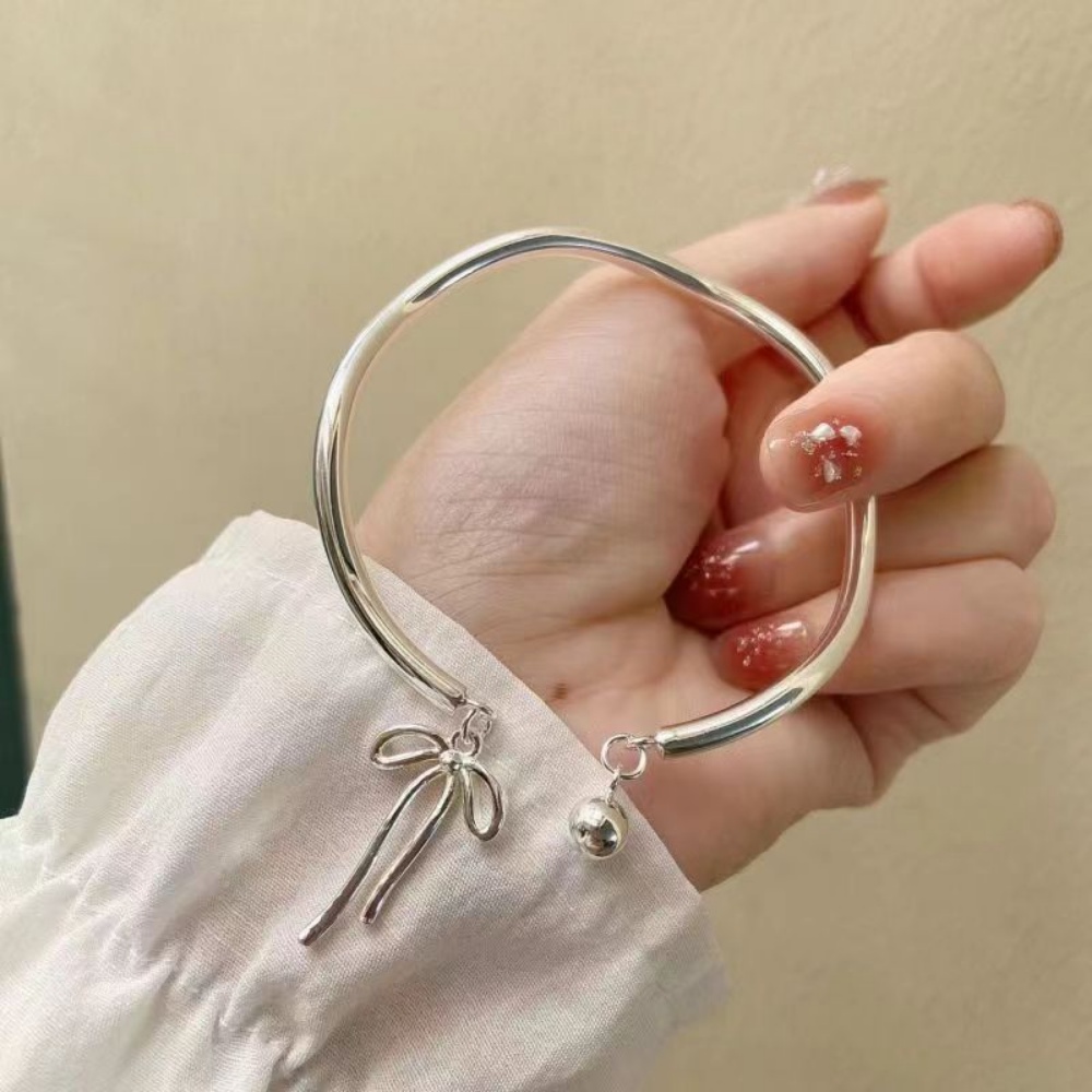 A HELLO GIRL สร้อยข้อมือ ประดับโบว์ อเนกประสงค์ สําหรับผู้หญิง