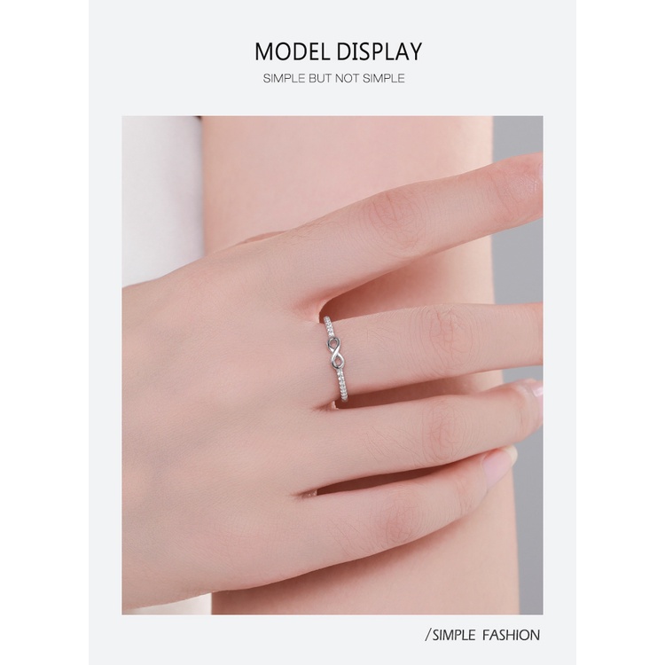 Ailmay แหวนเงินแท้ 925 รูปหัวใจ เครื่องประดับ สําหรับผู้หญิง งานแต่งงาน หมั้น