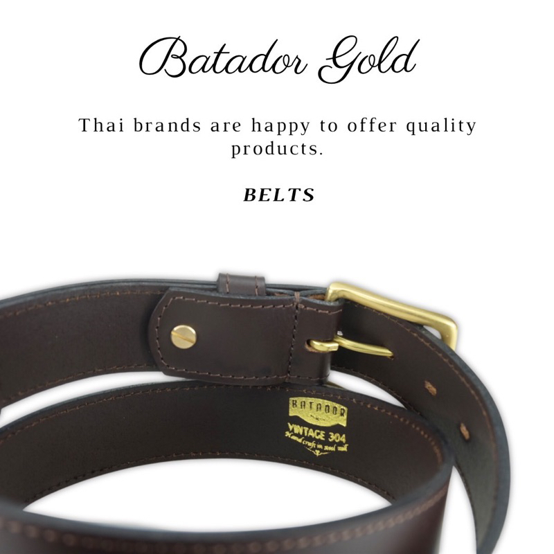 Batador-Double thread เข็มขัดผู้ชาย