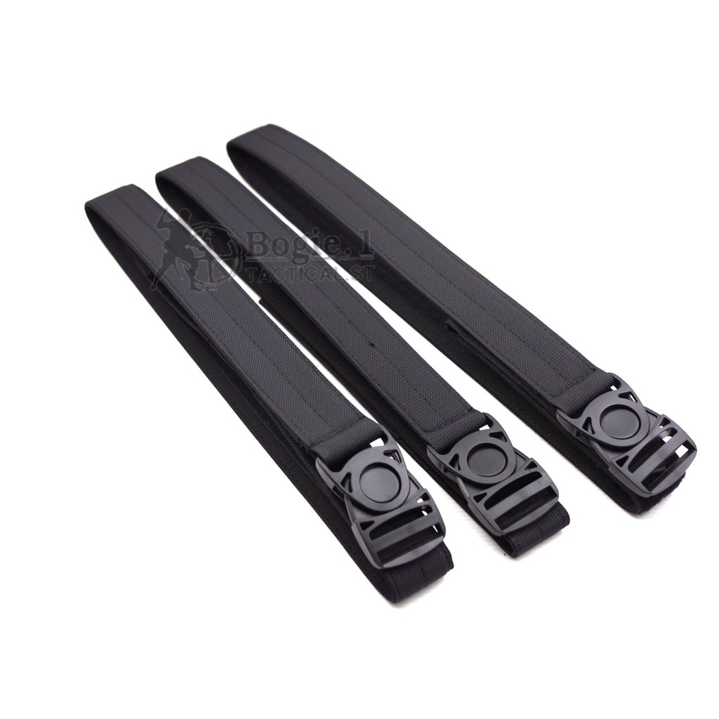 Bogie1 เข็มขัดยุทธวิธี สายบาง ปลดเร็ว รุ่น 007 สีดำ