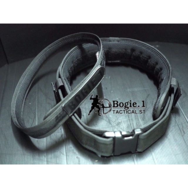 Bogie1 เข็มขัดสนาม พร้อมรองนวม   รุ่น 3 ชั้น 3-Tactical Belt Set  เข็มขัดสนาม เข็มขัดยุทธวิธีพร้อมรองนวม