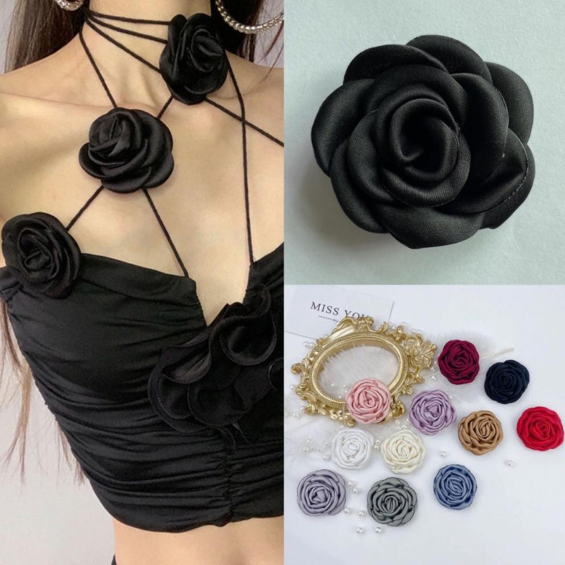 Boom Camellia เข็มกลัดผู้หญิง เข็มกลัดปกเสื้อ เครื่องประดับชุด Camellia Corsage Pin