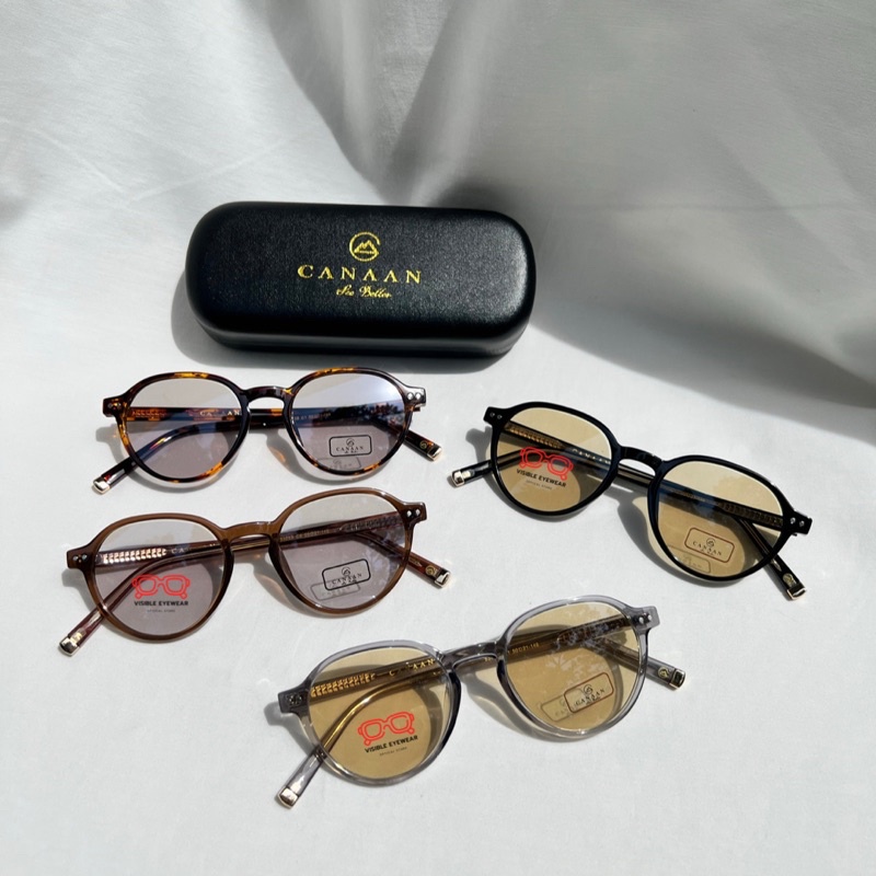 CANAAN 5303 Collection มีสั่งทำสายตา แว่นกรองแสงสีฟ้าออกแดดเปลี่ยนสีออโต้ visibleeyewear