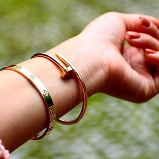 CARTIER JUSTE CLOU BRACELET กำไลข้อมืองานออริ พร้อมกล่อง ครบชุดตามรูป
