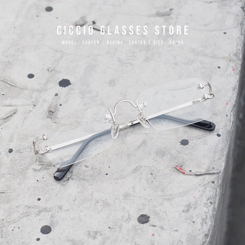 CICCIO | Rimless แว่นไร้กรอบ Model : CARTER