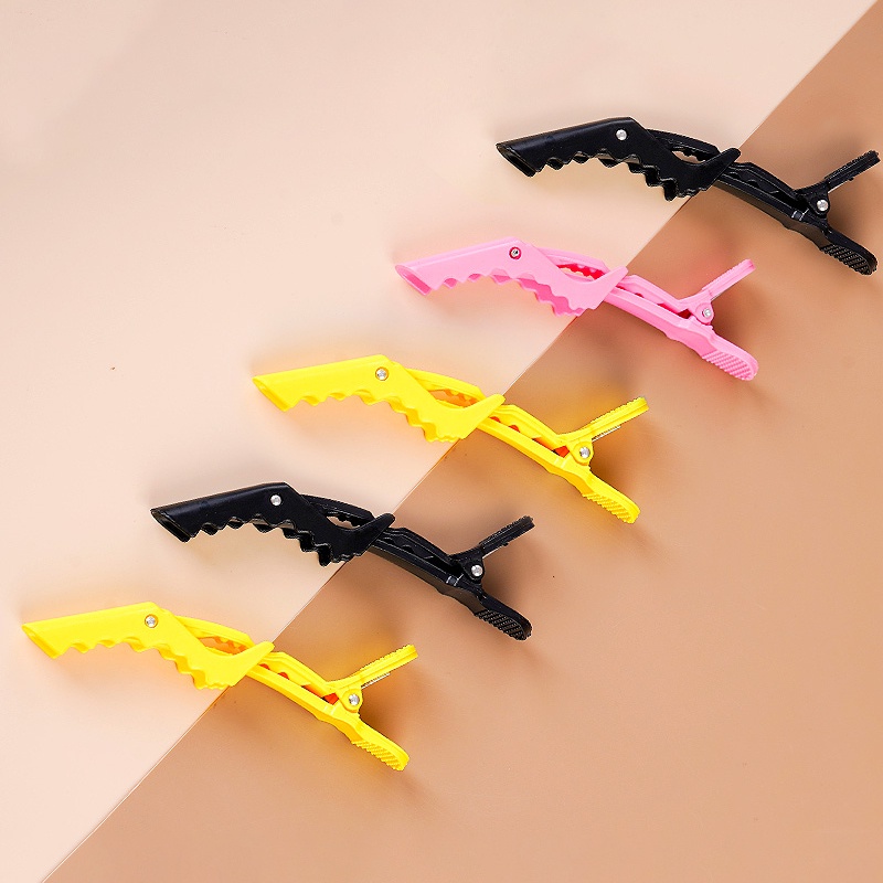 CODพร้อมส่งกิ๊บติดผมหลากสีจระเข้สไตล์ญี่ปุ่นหน้าม้าเครื่องประดับผม-RANLIYY