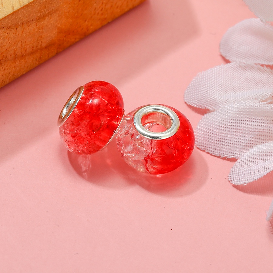 Dinglly ลูกปัด ทรงกลม 10 สี อุปกรณ์เสริม สําหรับฟาง Diy 2 ชิ้น ต่อล็อต
