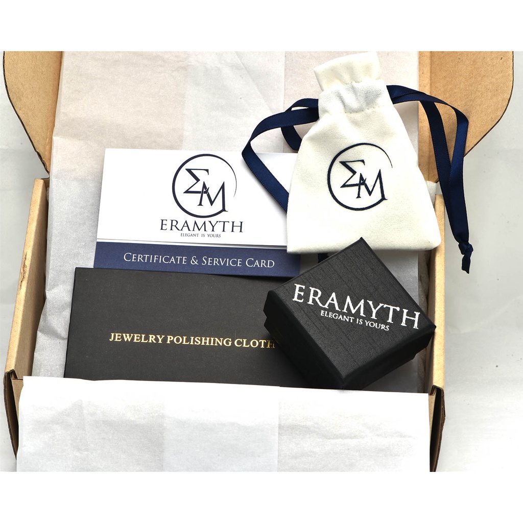 Eramyth Jewelry ต่างหูห่วง เงินแท้ 92.5 มี 3 ขนาด 4 สี ใส่ได้ทุกวัย สินค้ามาตรฐานส่งออก พร้องส่ง