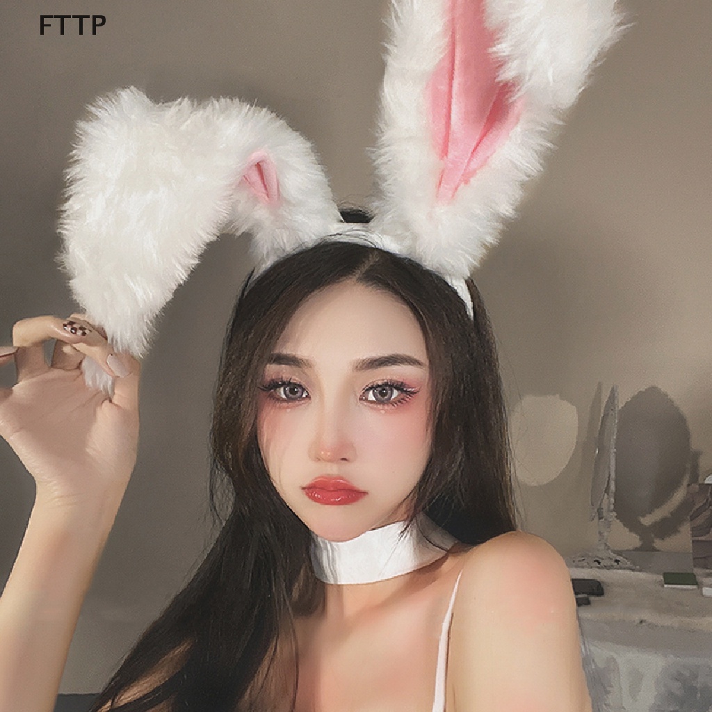 [FTTP] ที่คาดผมหูกระต่ายยาว น่ารัก เครื่องประดับผมคอสเพลย์ สําหรับเด็กผู้หญิง