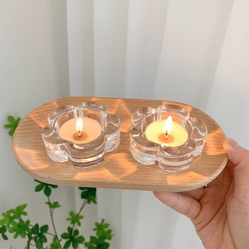 Flgo แม่พิมพ์เชิงเทียน เรซิน รูปดอกไม้ DIY สําหรับตกแต่งบ้าน