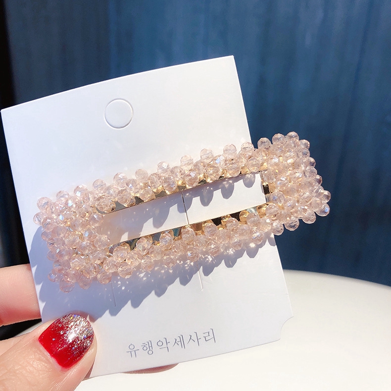 Fulllove กิ๊บเกาหลีกิ๊บติดผมกิ๊บอุปกรณ์เสริมแฟชั่น Crystal Korea Hairpin Hairclip มี8สี รุ่น120