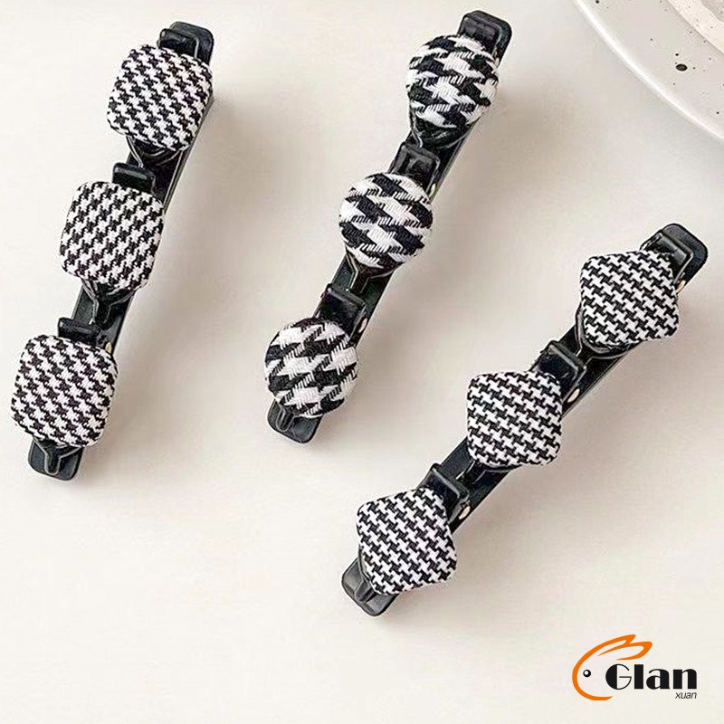 Glanxuan กิ๊บติดผม แบบถัก  สไตล์สาวเกาหลี Hair Clips