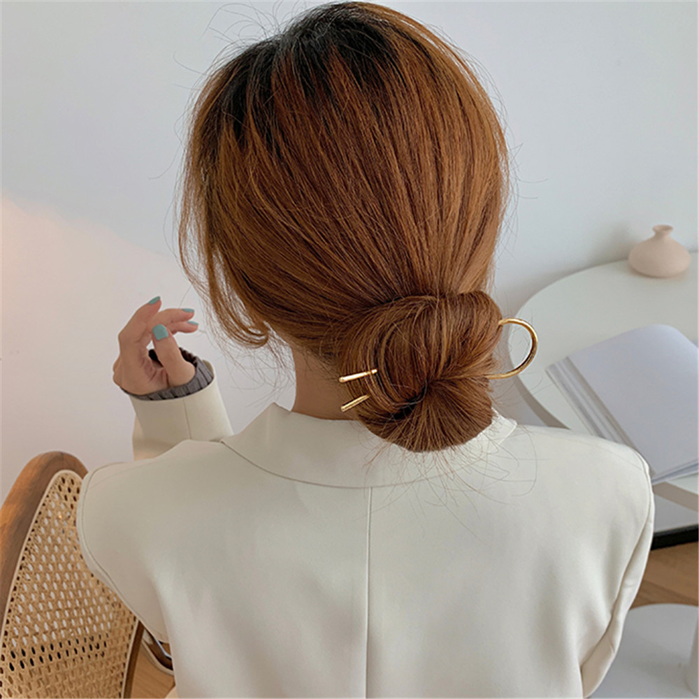 Hair Waved U-shaped Bobby Pin Barrette Salon Grip Clip Hairpins