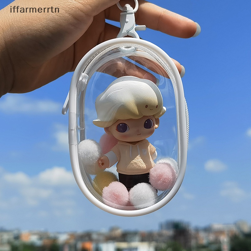 If กระเป๋าตุ๊กตา PVC ใส 10 ซม. สําหรับตุ๊กตาการ์ตูนอนิเมะ hye