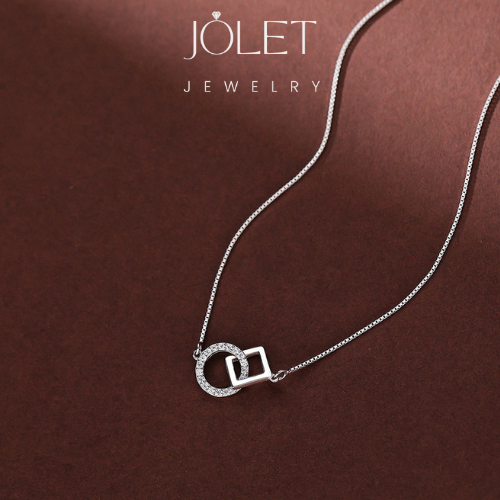 Jolet สร้อยคอ เงิน92.5 สร้อยแฟชั่นสไตล์เรียบหรู เหมาะกับทุกโอกาส