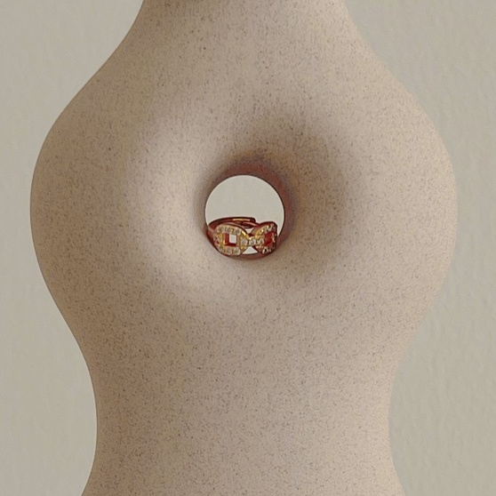 LAC.COLLECTION - Baby Mia Diamond Hoop Earrings ต่างหูห่วงเพชรจิ๋ว