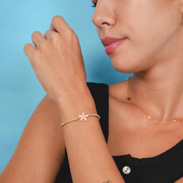 Lapaire l Candy flower bracelet