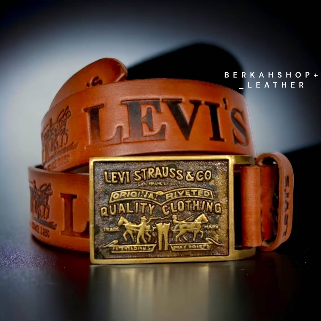 Levis Belt IPLV01 Levis เข็มขัดหนังแท้