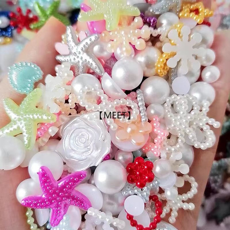 [MEET] ไข่มุกเทียม DIY สําหรับทําเครื่องประดับ 10 กรัม ต่อแพ็ค