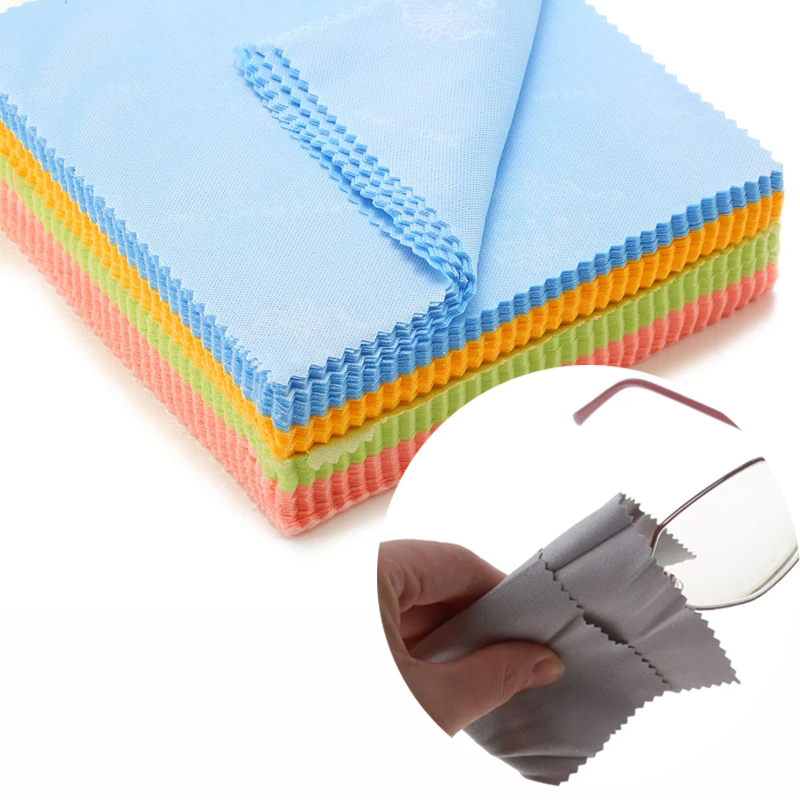 MICROFIBER ผ้าไมโครไฟเบอร์ผ้าเช็ดทําความสะอาดแว่นตา 1 ชิ้น