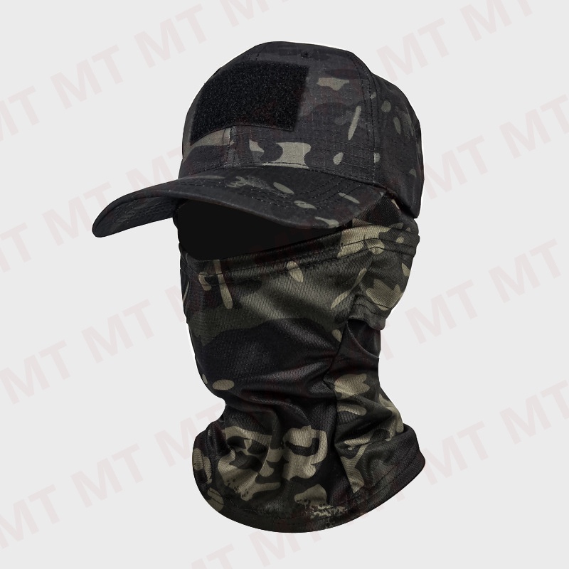 MT.Hometech หมวกกันแดดลายพราง พร้อมผ้าบัฟ ผ้าระบายออากาศได้ดี No.SP1