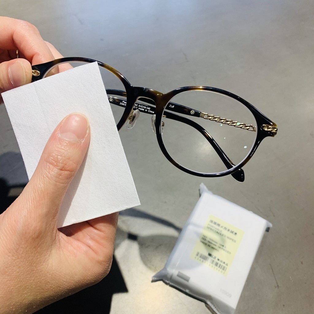 MUJI กระดาษเช็ดแว่นมูจิ Lens Cleansing Glasses สินค้าพร้อมส่งทุกวัน