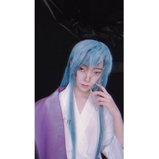 Misscoo วิกผมสังเคราะห์ คอสเพลย์โลลิต้า สีแดง สีชมพู สําหรับผู้หญิง 100 ซม.