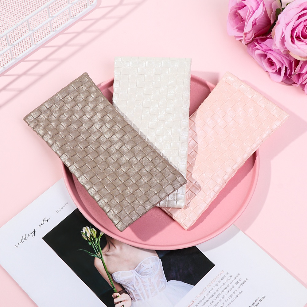 Nextshop กระเป๋าหนัง Pu สําหรับใส่แว่นตาอ่านหนังสือแว่นสายตาแบบพกพา Unisex