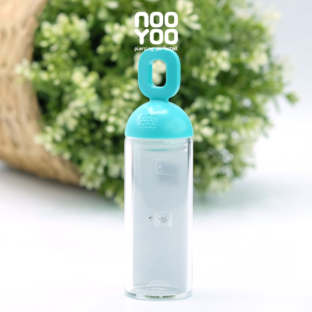 NooYoo ต่างหูสำหรับผิวแพ้ง่าย จิว Micro CZ (Single / Baguette)