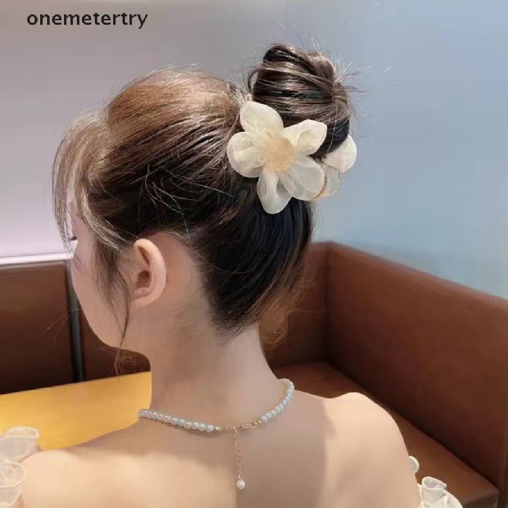 Onem กิ๊บติดผมหางม้า รูปดอกทานตะวัน ประดับพลอยเทียม หรูหรา เครื่องประดับ สําหรับผู้หญิง