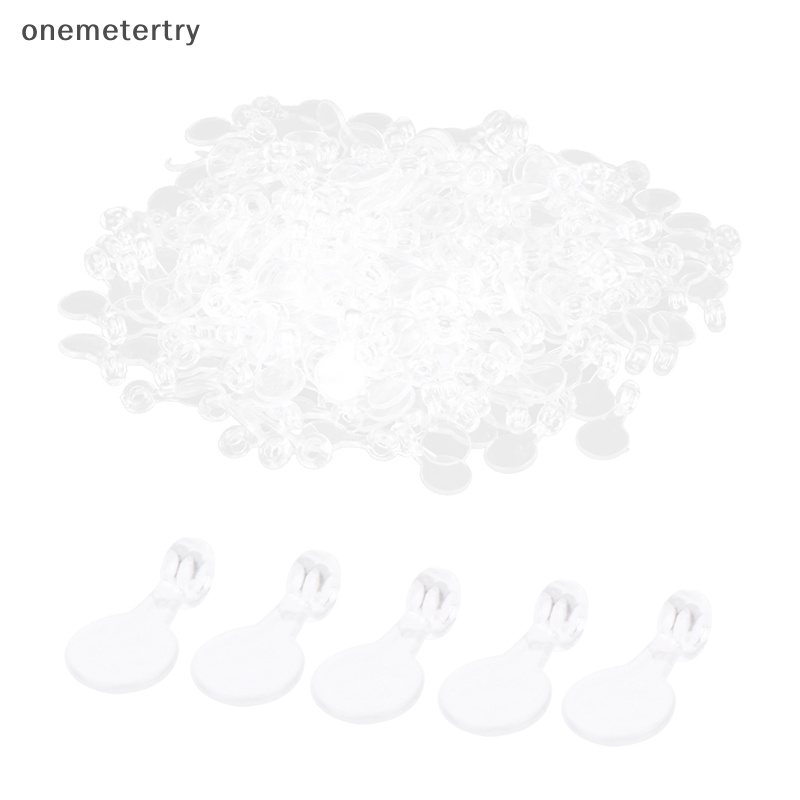 Onem ตะขออะคริลิคใส 16*8 มม. สําหรับทําเครื่องประดับ 200 ชิ้น