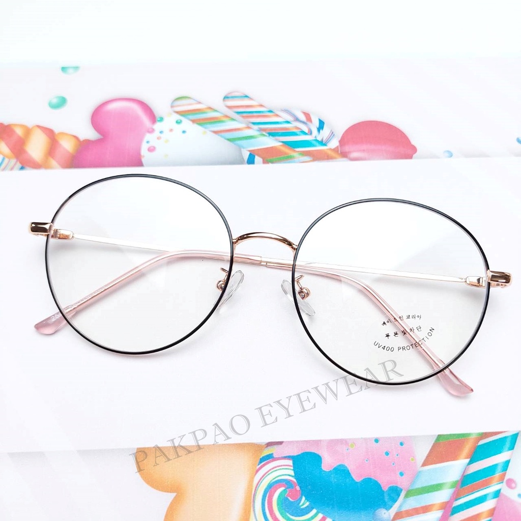 PAKPAO EYEWEAR รุ่น2550 กรอบแว่นตาโลหะ ตัดเลนส์สายตาได้
