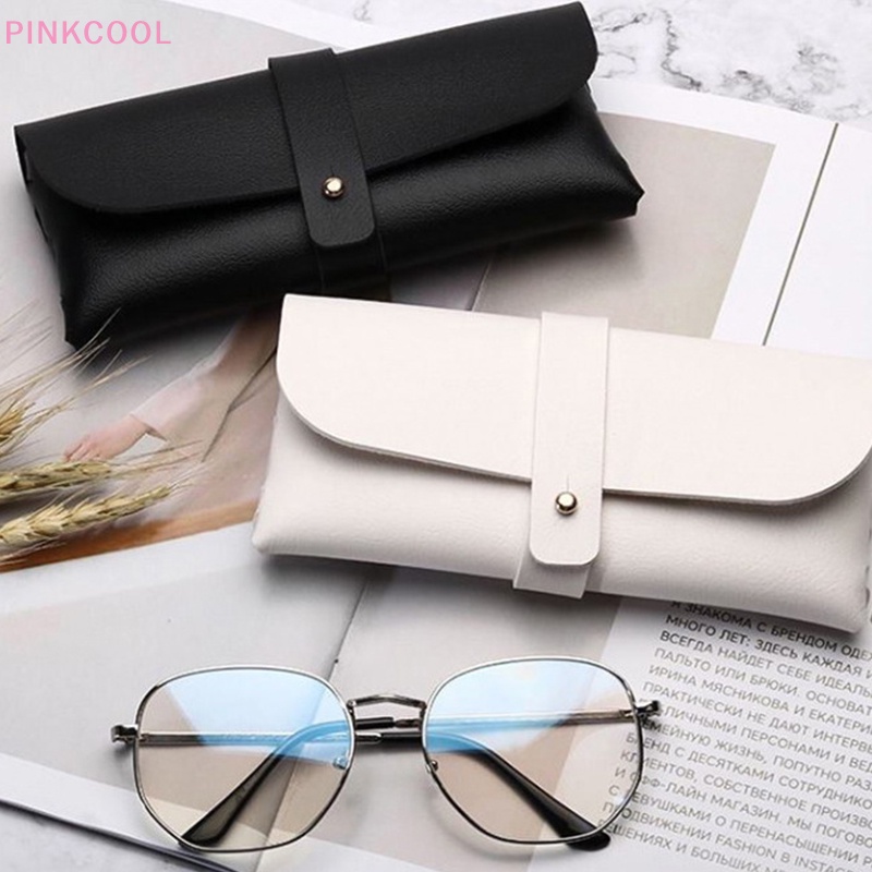 Pinkcool กระเป๋าหนังนิ่ม แบบพกพา สําหรับใส่แว่นตากันแดด