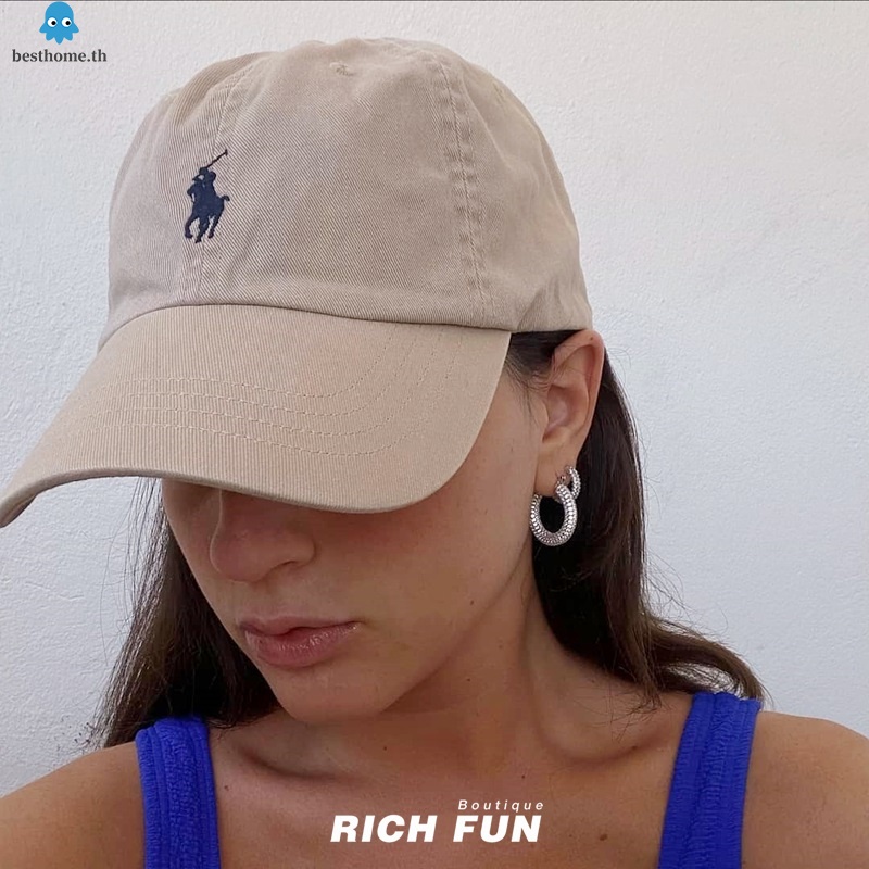Polo ralph lauren หมวกเบสบอล ผ้าฝ้าย ของแท้ 100%