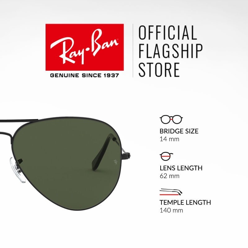 Ray-Ban Aviator Large Metal II - RB3026 L2821 size 62 -sunglasses