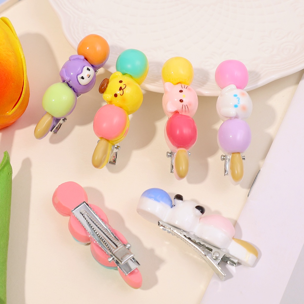 SANRIO กิ๊บติดผมโลหะ รูปหางม้าน่ารัก กันลื่น เครื่องประดับ สําหรับผู้หญิง