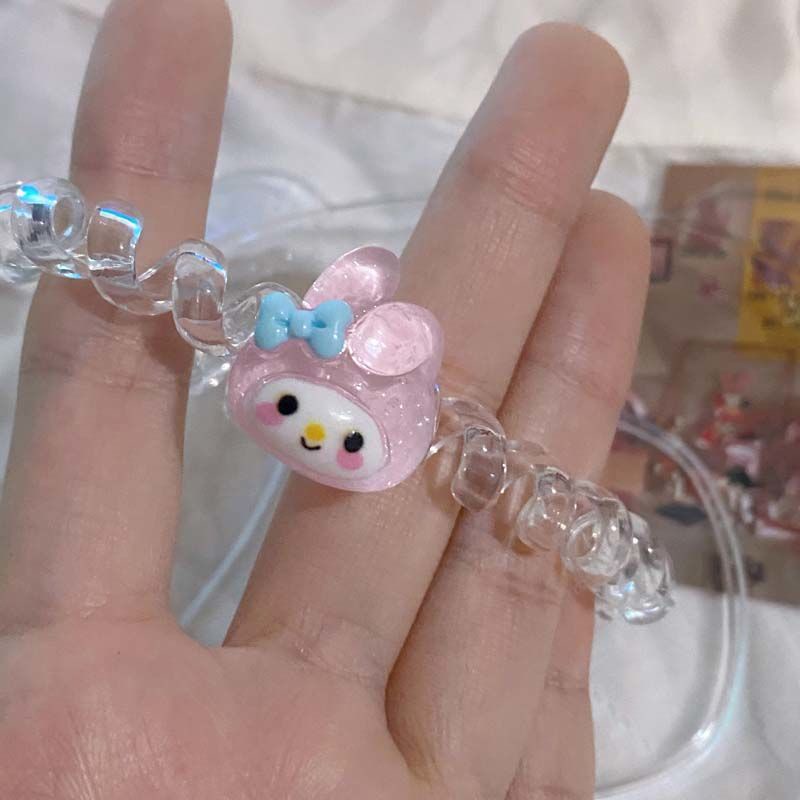 Sanrio ยางรัดผม ขนาดเล็ก น่ารัก เครื่องประดับผม สําหรับผู้หญิง