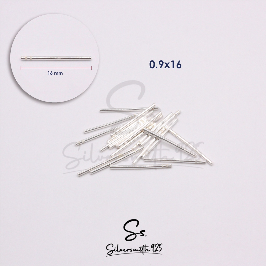 Silver925, ก้านต่างหูเงินแท้ 92.5% ขนาด 0.9 มิล ก้านเงิน 925