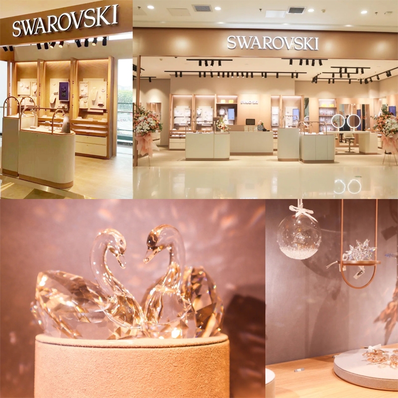 Swarovski Idyllia ต่างหูรูปเต่าทอง แฟชั่นฤดูใบไม้ร่วง ฤดูหนาว