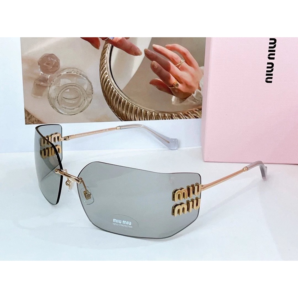 [Top Daigou Version] MIUMIU แว่นตากันแดด MU54YS สําหรับผู้หญิง