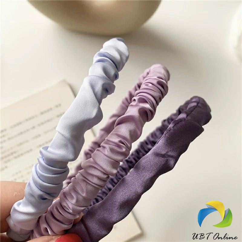 UBT ที่คาดผม ผ้าซาติน แฟชั่นสําหรับผู้หญิง สไตล์เกาหลี  Hair ornament