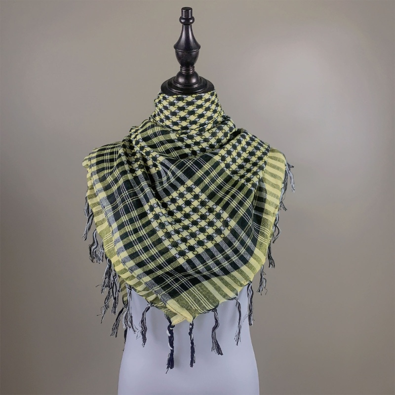 Voonne Arab Keffiyeh Shemagh ผ้าพันคอ ผ้าคลุมไหล่ ทรงสี่เหลี่ยม