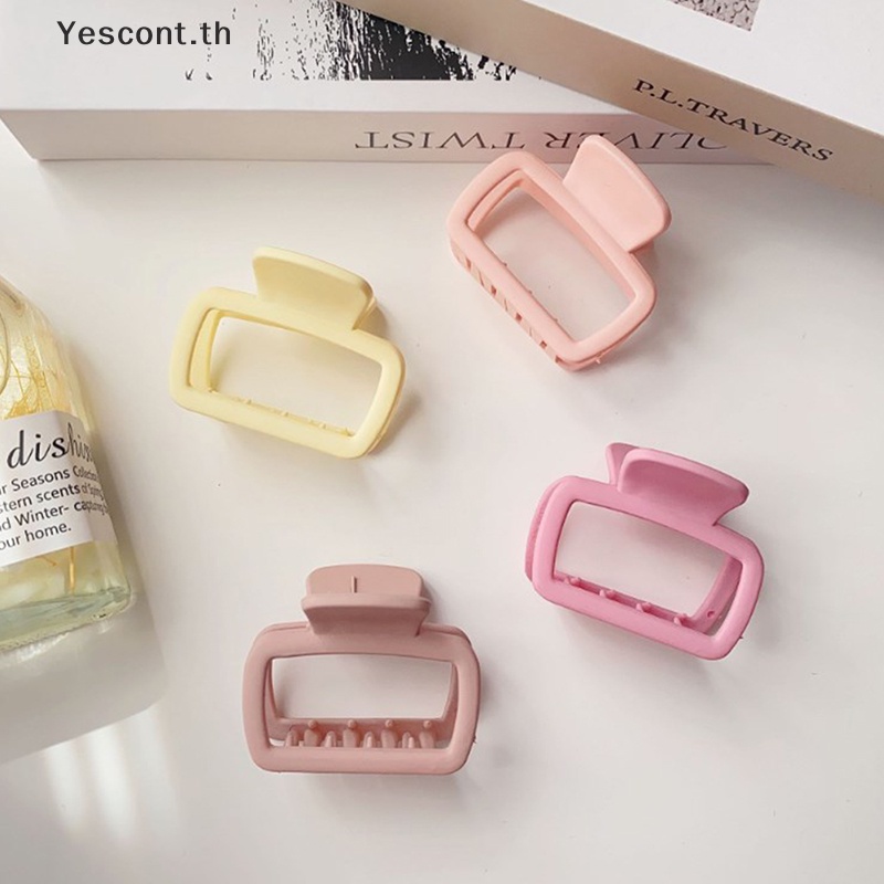 Yescont กิ๊บติดผม ทรงสี่เหลี่ยม ลายฉลาม หรูหรา สไตล์เกาหลี แฟชั่น สําหรับผู้หญิง