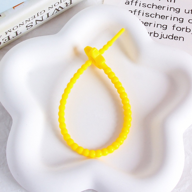 Yyq สายเชือกซิลิโคน รูปดาวน้อย 20 สี สําหรับคล้องพวงกุญแจ เครื่องประดับ DIY