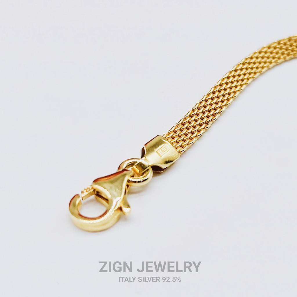 Zign Jewelryสร้อยข้อมือ (ITALY 925) BSY01 เงินแท้ นำเข้าจากอิตาลี่