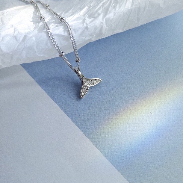 earika.earrings - crystal whale bracelet สร้อยข้อมือเงินแท้จี้หางปลาวาฬ ปรับขนาดได้ เหมาะสำหรับคนแพ้ง่าย