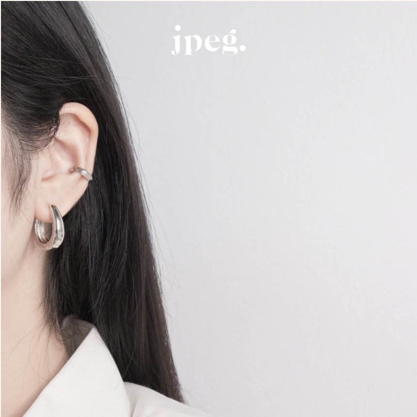 glee hoop earring (brass)